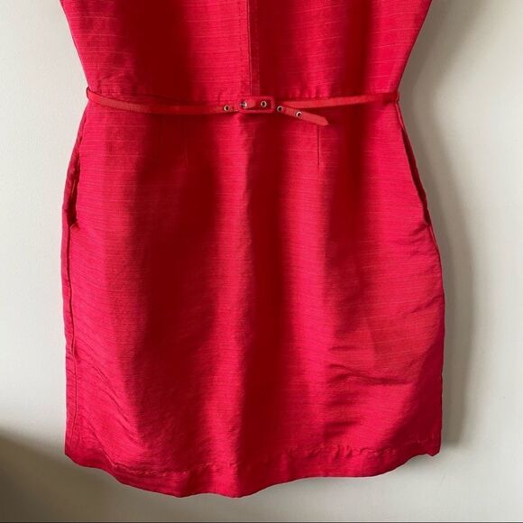 Tory BURCH-Linen Silk Blend Kimberly Belted Dress - Picture 8 of 13